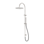 Load image into Gallery viewer, Zen SS316L Twin Shower With Outdoor Shower Hose Brushed Nickel
