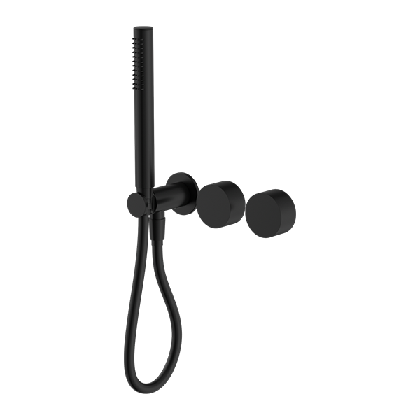 KARA PROGRESSIVE SHOWER SYSTEM SEPARATE PLATE MATTE BLACK