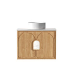 Load image into Gallery viewer, Laguna Natural Oak Wall Hung Vanity
