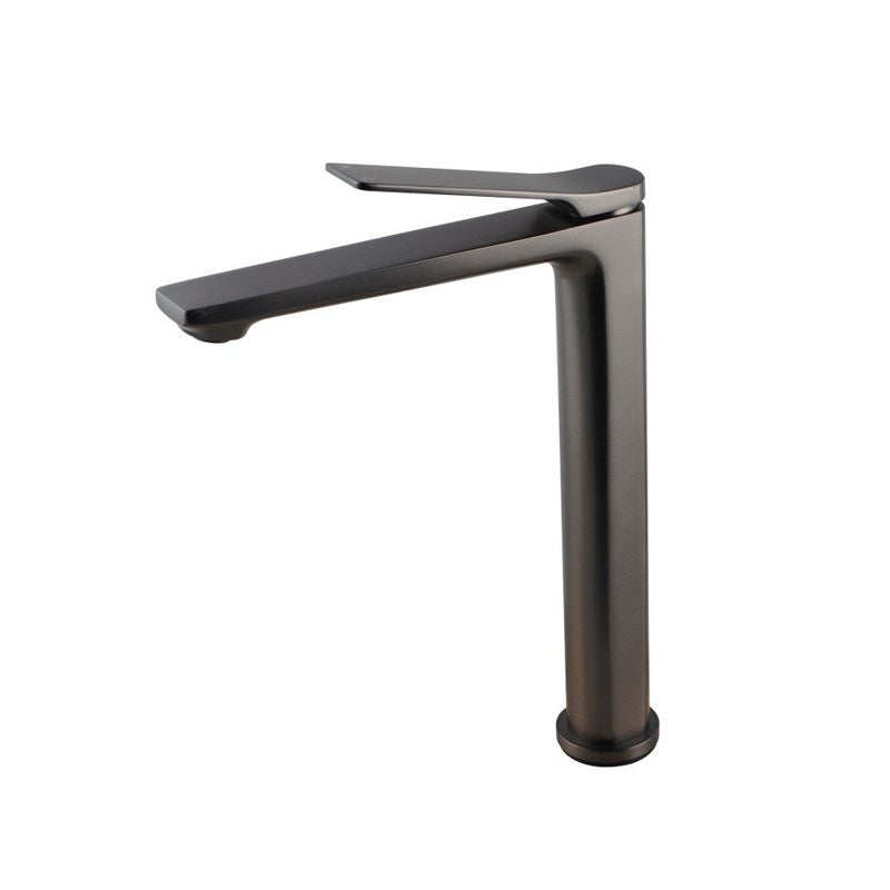 RUSHY Series Brushed Gun Metal Grey Tall Basin Mixer