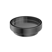 130MM ROUND TILE INSERT FLOOR WASTE 100MM OUTLET GUN METAL