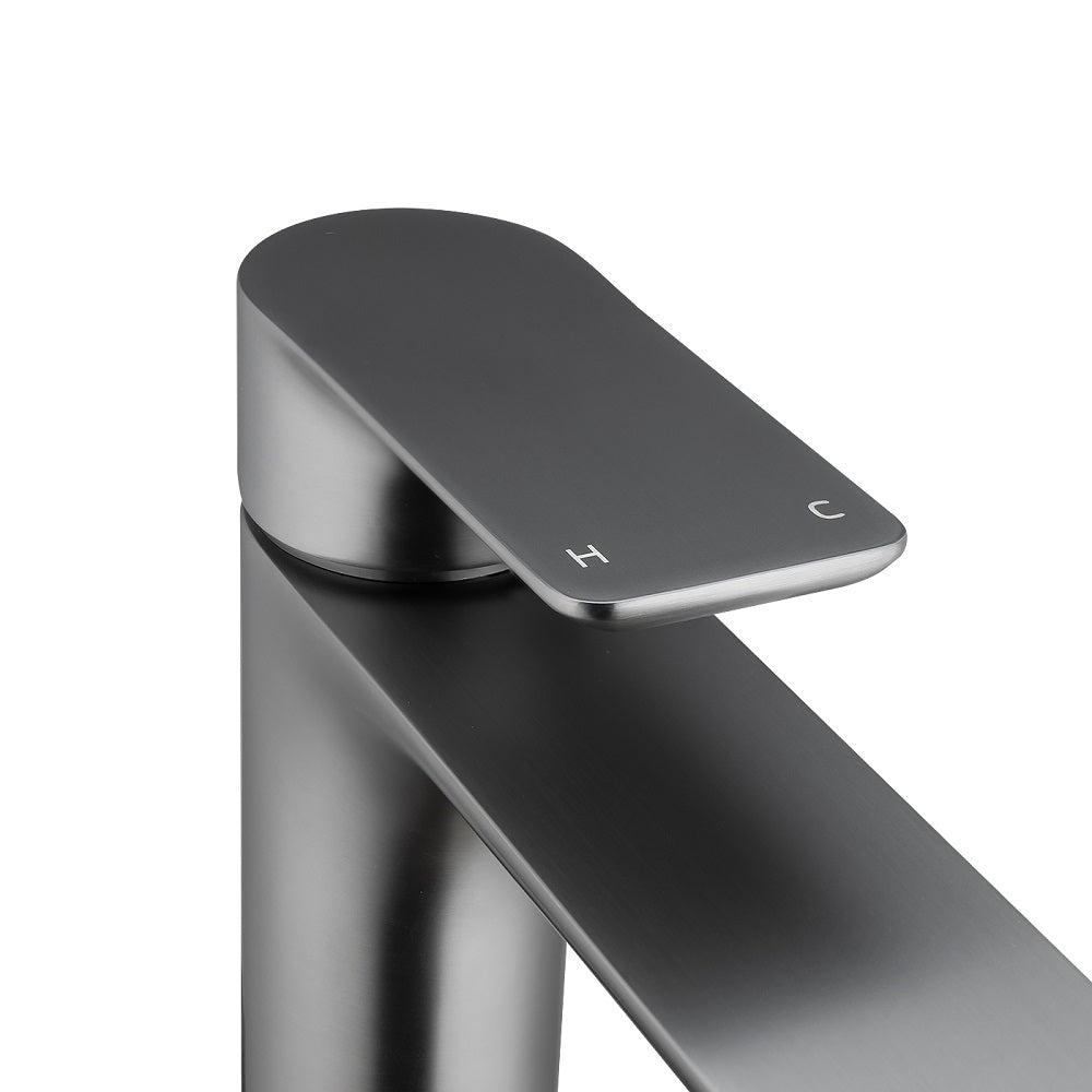 VOG Series Gun Metal Grey Tall Basin Mixer