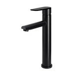 Load image into Gallery viewer, Round Paddle Tall Basin Mixer - Matte Black
