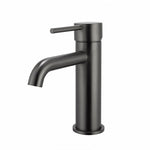 Load image into Gallery viewer, LUCID PIN Series Round Brushed Gun Metal Grey Basin Mixer
