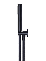 Load image into Gallery viewer, Round Hand Shower on Fixed Bracket - Matte Black
