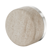 Serenity Progressive Shower Mixer With Rome Travertine Handle Brushed Nickel