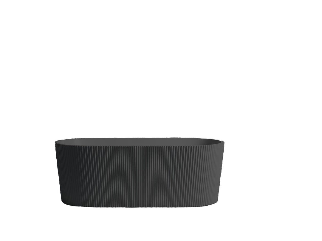 Agena Fluted Acrylic Freestanding Bath