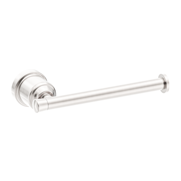 YORK TOILET ROLL HOLDER BRUSHED NICKEL