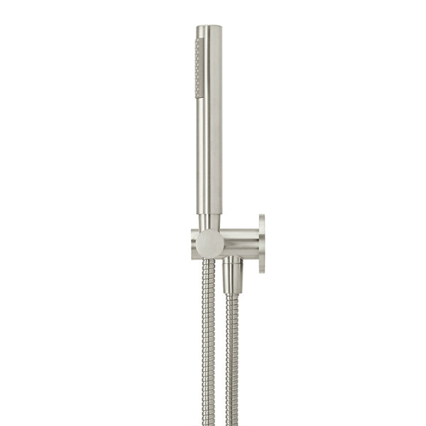 Round Hand Shower on Swivel Bracket - PVD Brushed Nickel