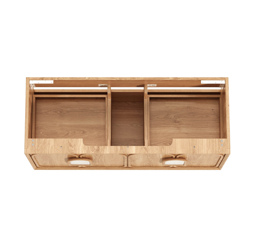 Laguna Natural Oak Wall Hung Vanity