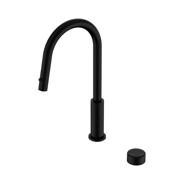 Serenity Progressive Pull Out kitchen Set With Marquina Black Handle Matte Black