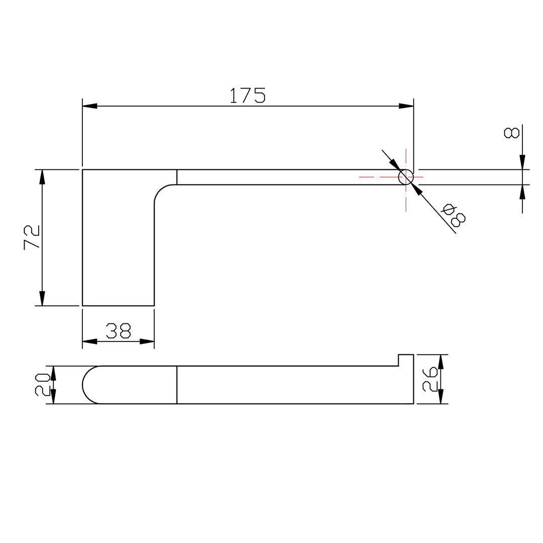 VOG Series Brushed Nickel Toilet Paper Holder
