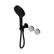 Serenity Progressive Shower System With Carrara Handle And Serenity Hand Shower Matte Black