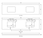 Load image into Gallery viewer, Laguna White Wall Hung Vanity
