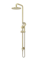 Load image into Gallery viewer, Round Combination Shower Rail 200mm Rose, Single Function Hand Shower - PVD Tiger Bronze
