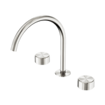 Load image into Gallery viewer, Serenity Bath/Kitchen Set Arc Spout With Metal Handle Brushed Nickel
