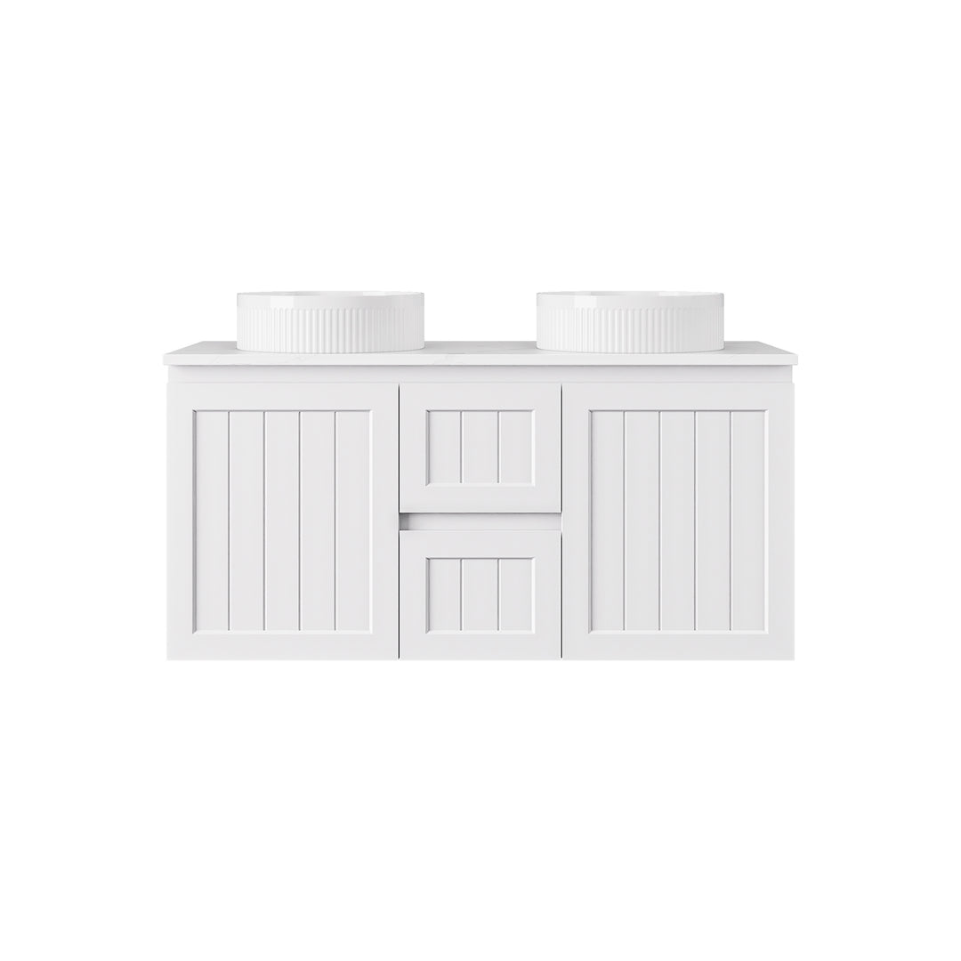 Achill Federation Wall Hung Vanity Matte White