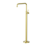 Load image into Gallery viewer, MECCA FREESTANDING BATH MIXER SQUARE SHAPE BRUSHED GOLD
