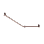 Load image into Gallery viewer, MECCA CARE 32MM AMBULANT 45 DEGREE BENT TUBE GRAB RAIL 450X650MM BRUSHED BRONZE
