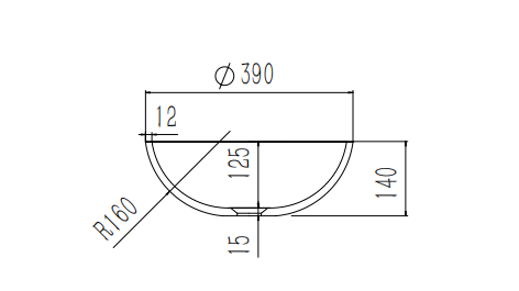 Matte White Cast Solid Surface Basin