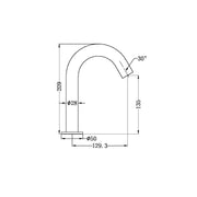 MECCA SENSOR TAP BRUSHED BRONZE