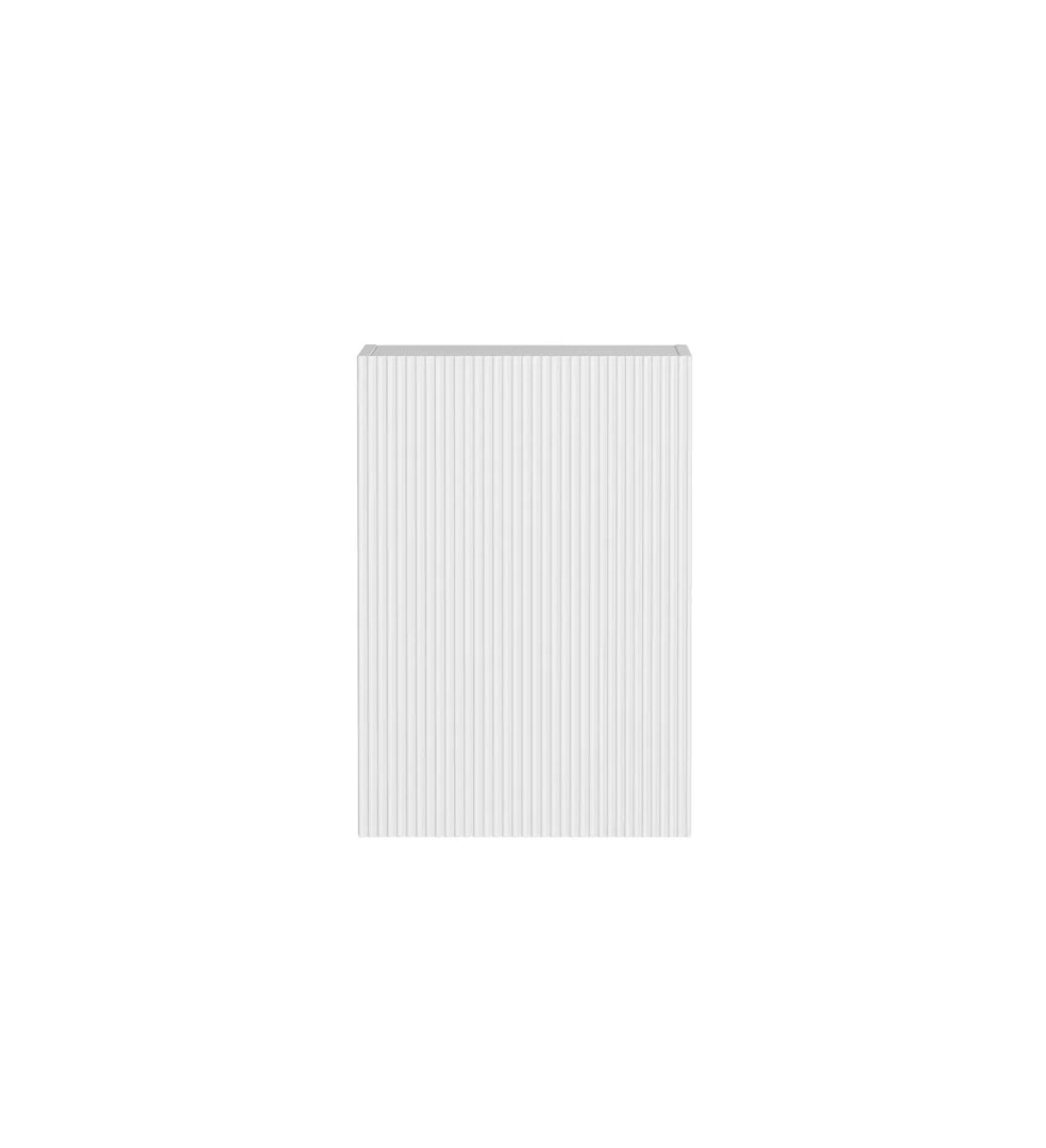 Bondi Laundry 415 Fluted White Wall Cabinet
