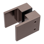 SQUARE SHOWER KNOB HANDLE BRUSHED BRONZE