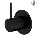 Load image into Gallery viewer, MECCA SHOWER MIXER HANDLE UP 80MM PLATE MATTE BLACK
