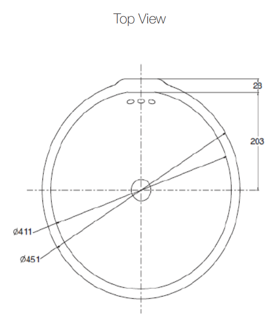 Chalice Round Undercounter Basin
