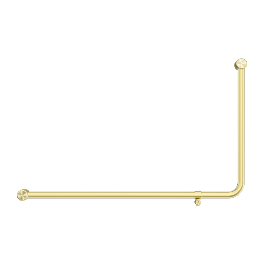 MECCA CARE 32MM DDA 90 DEGREE BENT TUBE GRAB RAIL 600X1000MM BRUSHED GOLD
