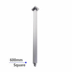 Load image into Gallery viewer, Square Chrome Ceiling Shower Arm 600mm
