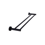 Load image into Gallery viewer, Round Double Towel Rail 600mm - Matte Black (MR01-R60)
