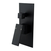 Blaze Series Black Wall Mixer with Diverter(Long Cover Plate)