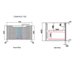 Load image into Gallery viewer, Perla Mark II Wall Hung Vanity
