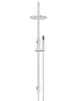 Load image into Gallery viewer, 200mm Round Overhead Shower Set, Single Function Hand Shower - Polished Chrome
