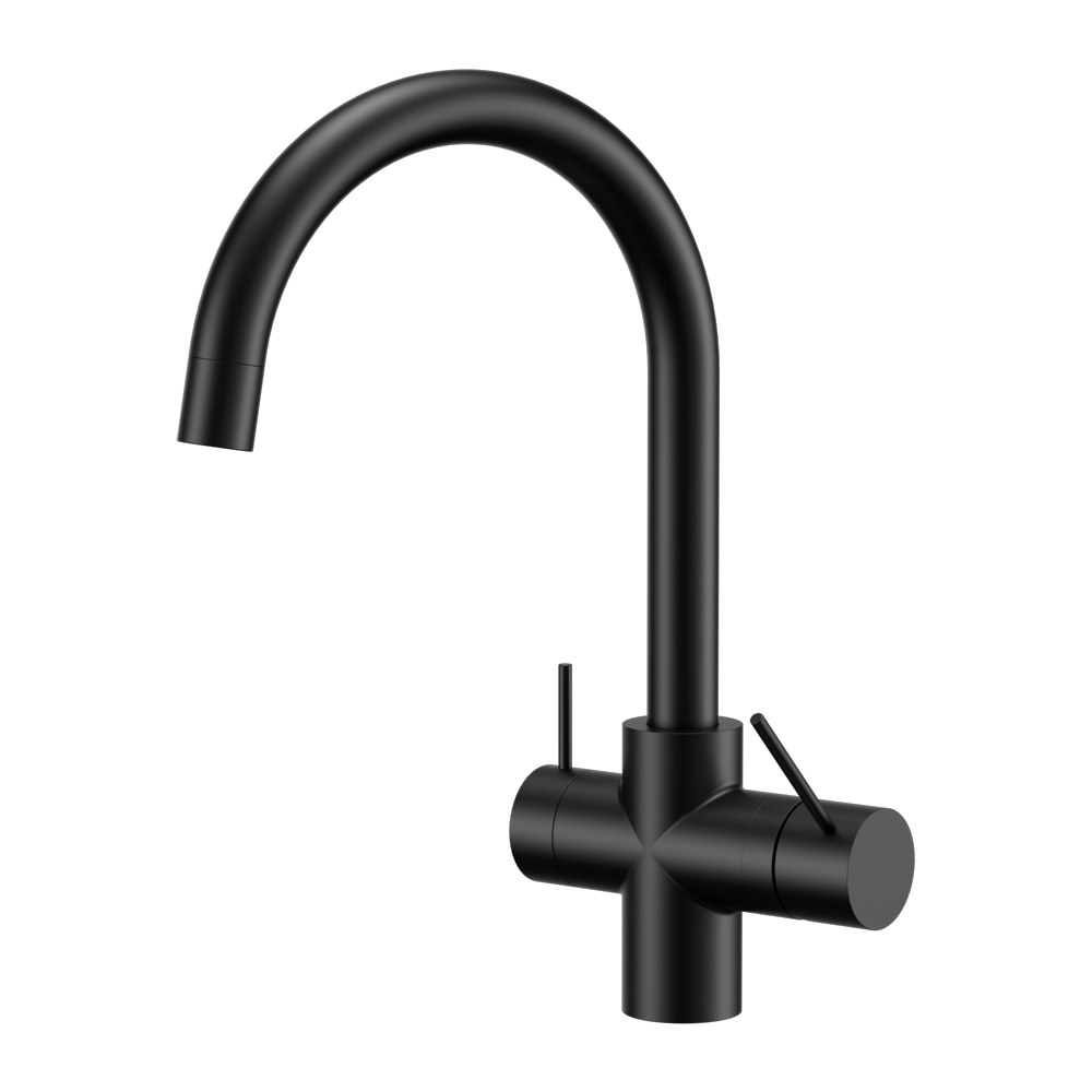 MECCA 3 WAY FILTERED MIXER TAP MATTE BLACK