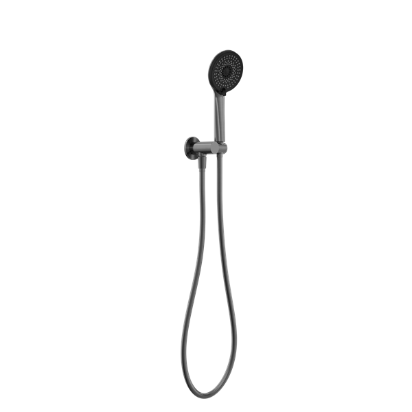 PROJECT ROUND SHOWER ON BRACKET 4 STAR RATING GUN METAL