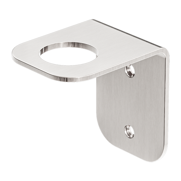 MECCA SOAP BOTTLE HOLDER BRUSHED NICKEL