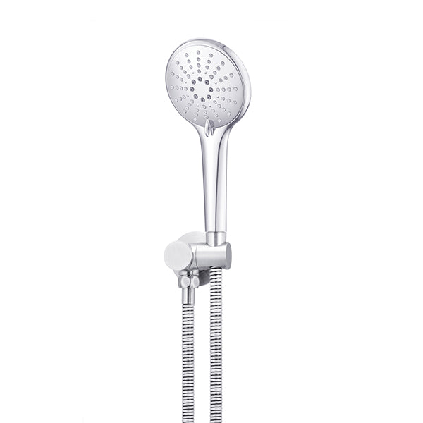 Round Hand Shower on Swivel Bracket - Polished Chrome