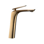 Load image into Gallery viewer, Bellino Brushed Yellow Gold Tall Basin Mixer
