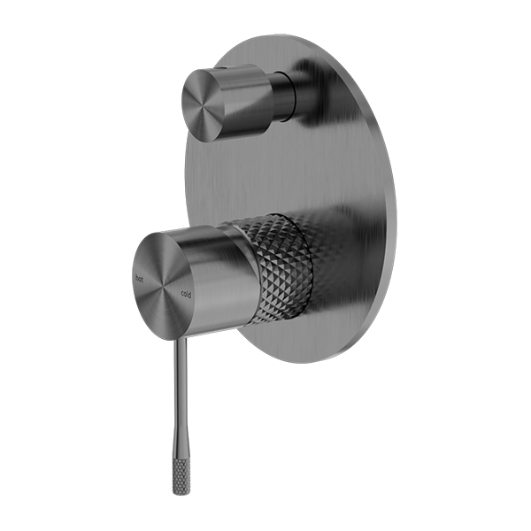 OPAL SHOWER MIXER WITH DIVERTOR GRAPHITE