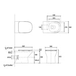 Load image into Gallery viewer, ModernLife Wall Faced ToiletPan &amp; Slim Seat
