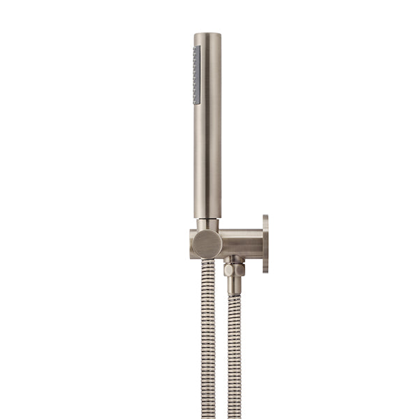 Round Hand Shower on Swivel Bracket - Champagne