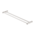 Load image into Gallery viewer, NEW MECCA DOUBLE TOWEL RAIL 600MM BRUSHED NICKEL
