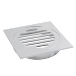 Load image into Gallery viewer, 110*110mm Chrome Brass Floor Drain(100mm Outlet)
