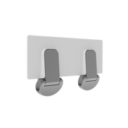 MECCA CARE SHOWER SEAT 960X30MM GUN METAL