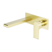 BIANCA WALL BASIN/BATH MIXER 230MM BRUSHED GOLD