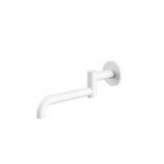 Load image into Gallery viewer, MECCA WALL MOUNTED SWIVEL BASIN/BATH SPOUT ONLY 225MM MATTE WHITE
