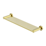 Load image into Gallery viewer, MECCA METAL SHOWER SHELF BRUSHED GOLD
