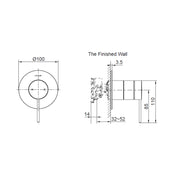 Components S/B Thin Trim - Pin Lever Handle